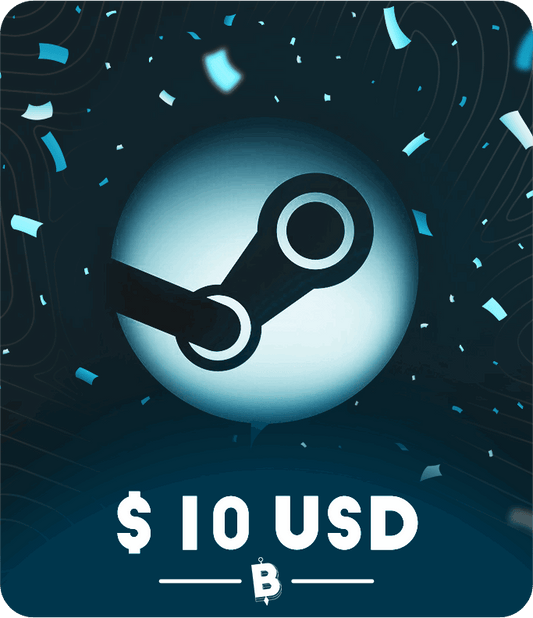 Steam $10 USD Gift Card