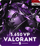 Valorant 3650 VP (Egypt)