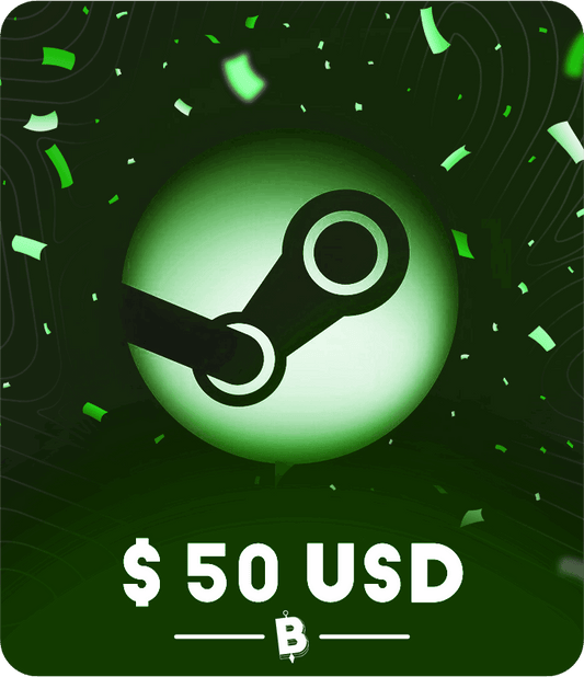 Steam $50 USD Gift Card