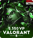 Valorant 5350 VP (Egypt)