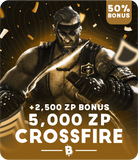 بطاقة كروس فاير 7,500 زدبي