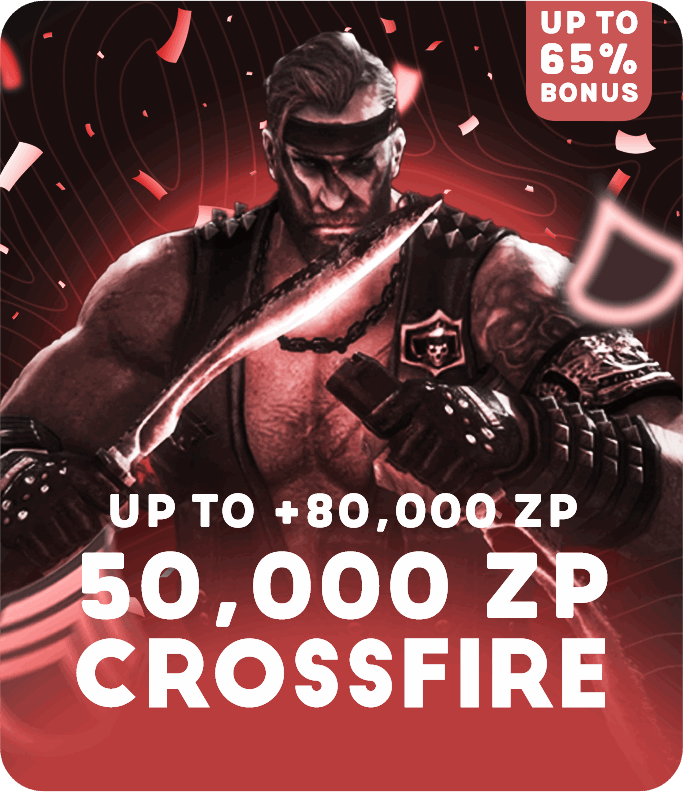 CrossFire 80,000 ZP (50,000 ZP+Bonus)