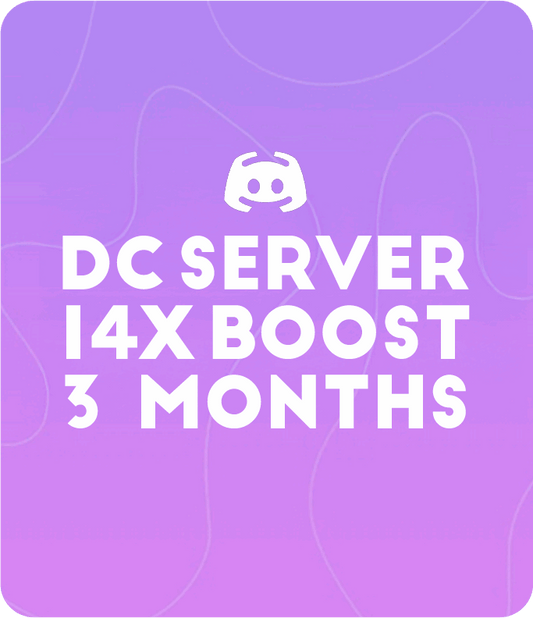 Discord Server Boost - 14x Level 3 - 3 Months