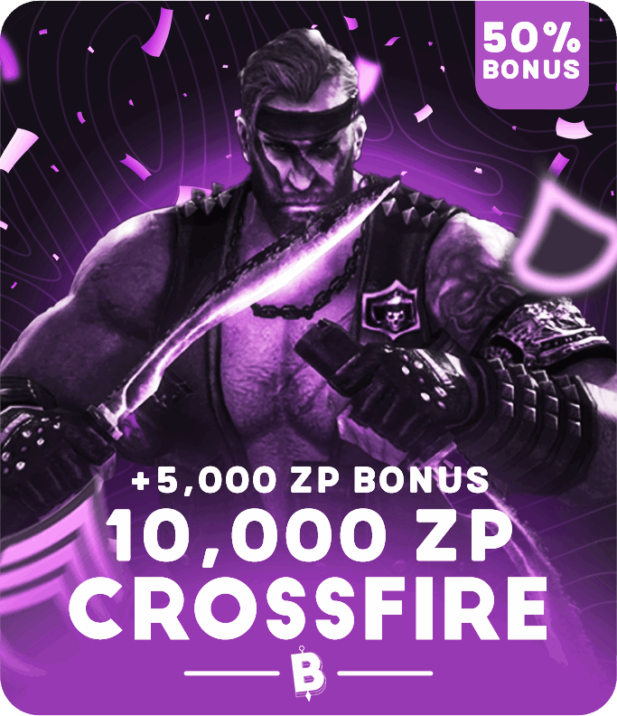 CrossFire Card - 10,000 ZP (+Bonus)