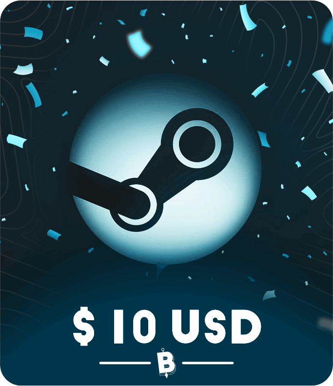 Steam $10 USD Gift Card