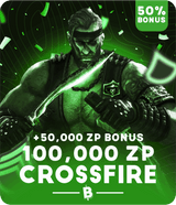 CrossFire Card - 100,000 ZP (+Bonus)