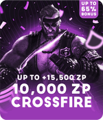 CrossFire 15,500 ZP (10,000 ZP+Bonus)