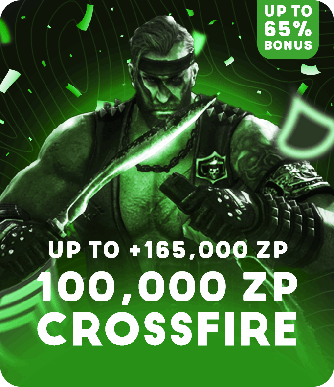 CrossFire 165,000 ZP (100,000 ZP+Bonus)