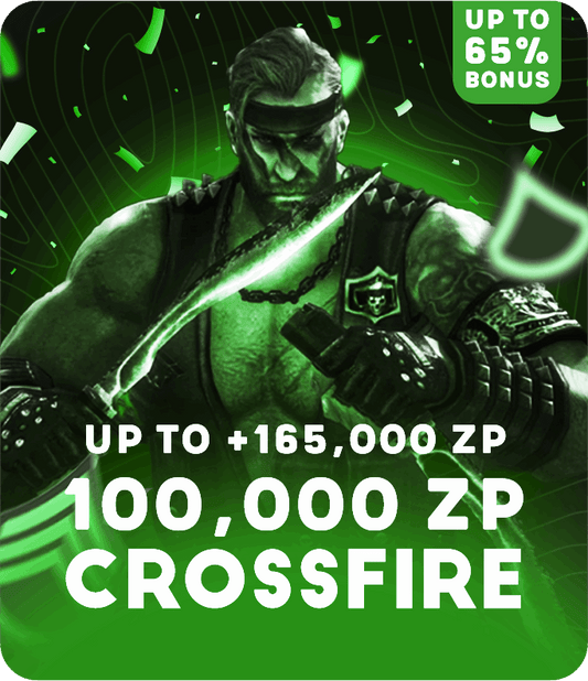 CrossFire 165,000 ZP (100,000 ZP+Bonus)
