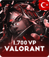 Valorant 1700 VP (Turkey)