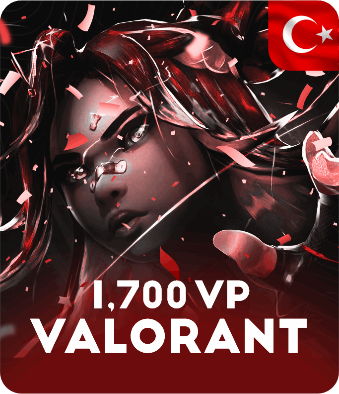 Valorant 1700 VP (Turkey)