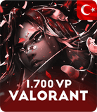 Valorant 1700 VP (Turkey)
