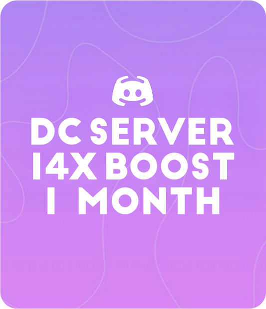 Discord Server Boost - 14x Level 3 - 1 Month