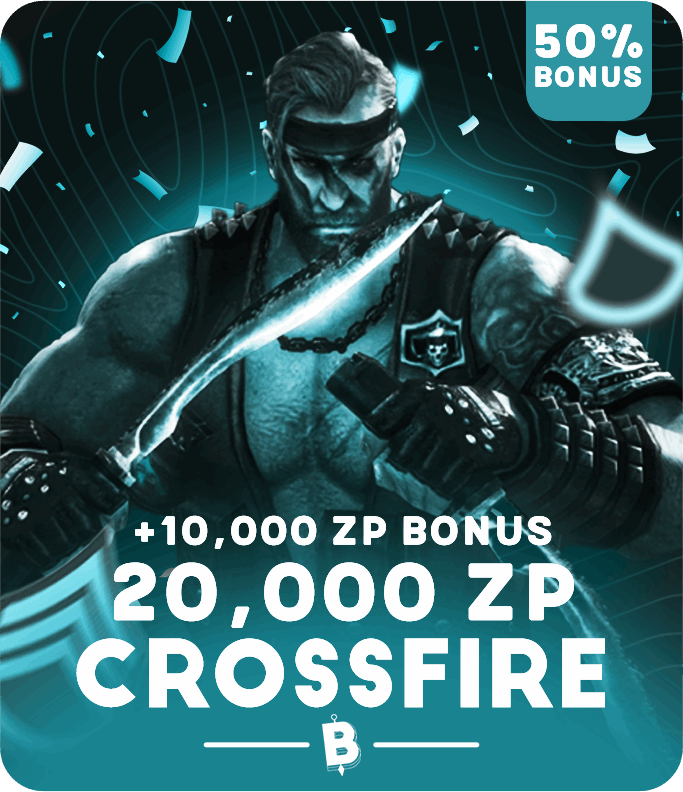 CrossFire Card - 20,000 ZP (+Bonus)