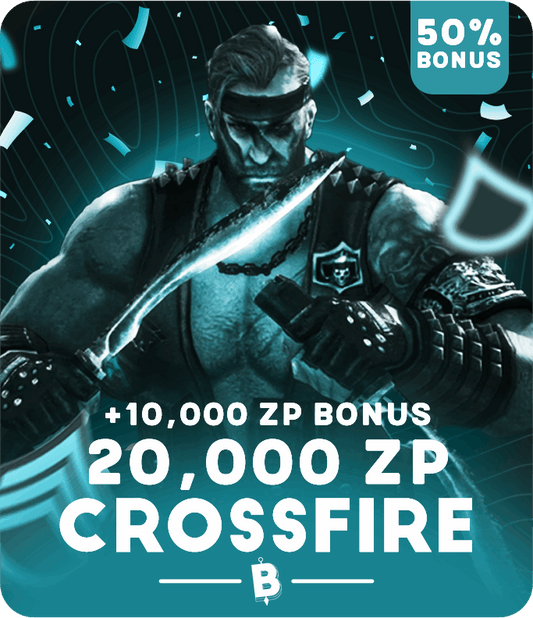 CrossFire Card - 20,000 ZP (+Bonus)