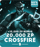 CrossFire Card - 20,000 ZP (+Bonus)