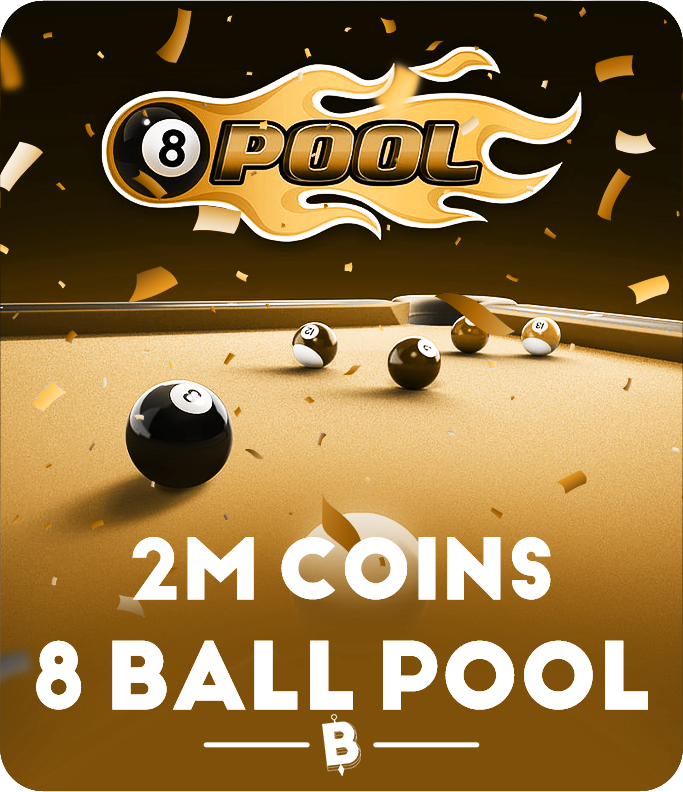 2 000 000 Coins for 8 Ball Pool