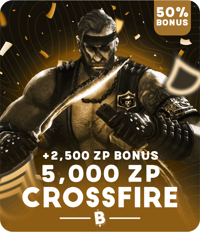 CrossFire Card - 5,000 ZP (+Bonus)