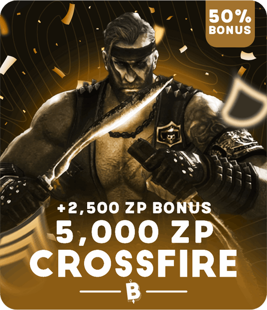 CrossFire Card - 5,000 ZP (+Bonus)