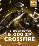 CrossFire Card - 5,000 ZP (+Bonus)