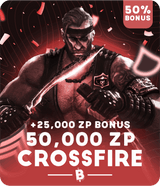 CrossFire Card - 50,000 ZP (+Bonus)