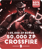 CrossFire Card - 50,000 ZP (+Bonus)