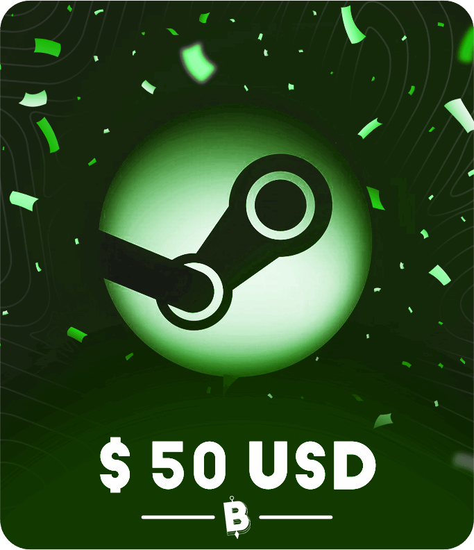 Steam $50 USD Gift Card