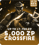 CrossFire 7,750 ZP (5,000 ZP+Bonus)
