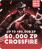 CrossFire 80,000 ZP (50,000 ZP+Bonus)