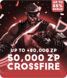 CrossFire 80,000 ZP (50,000 ZP+Bonus)