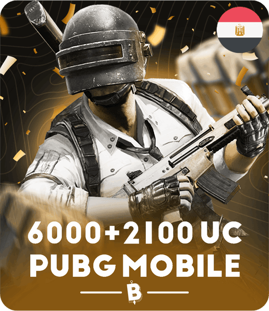 PUBG Mobile 8100 UC (Egypt)
