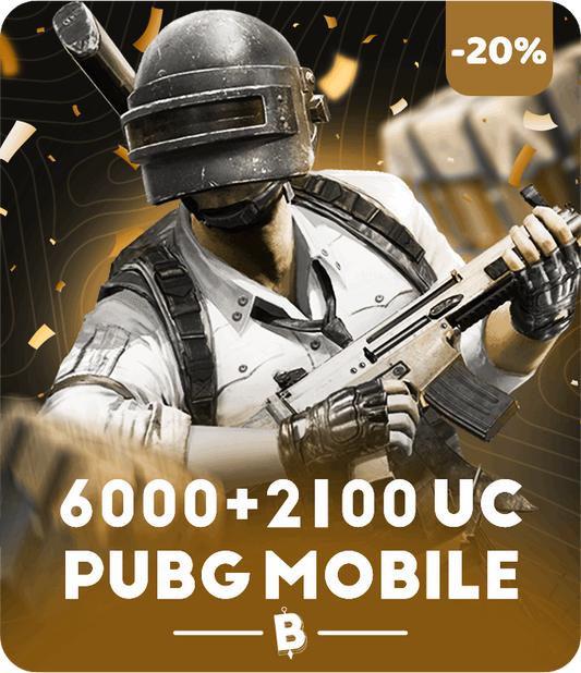 PUBG Mobile 8100 UC - ( Global )