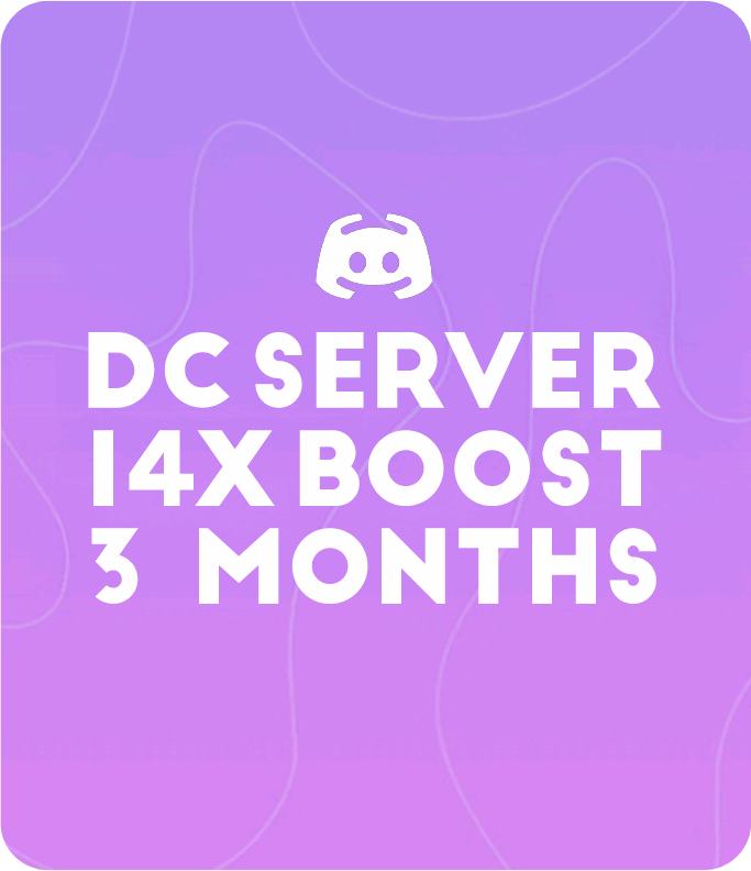 Discord Server Boost - 14x Level 3 - 3 Months