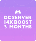 Discord Server Boost - 14x Level 3 - 3 Months