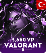 Valorant 3650 VP (Turkey)